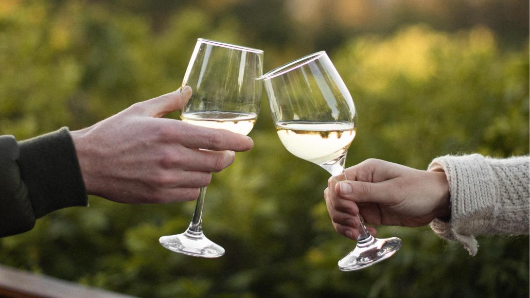 Participants taste some of the finest wine in the Stellenbosch region of South Africa.